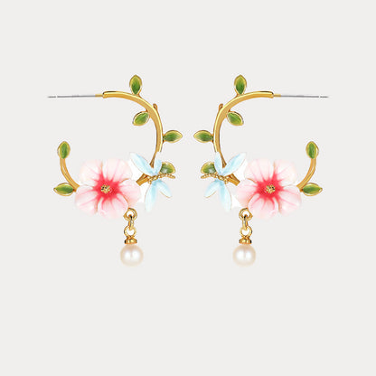 Hibiscus Earrings