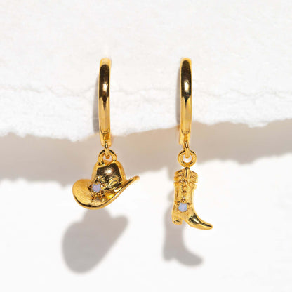 Western Charm Hoop Earrings