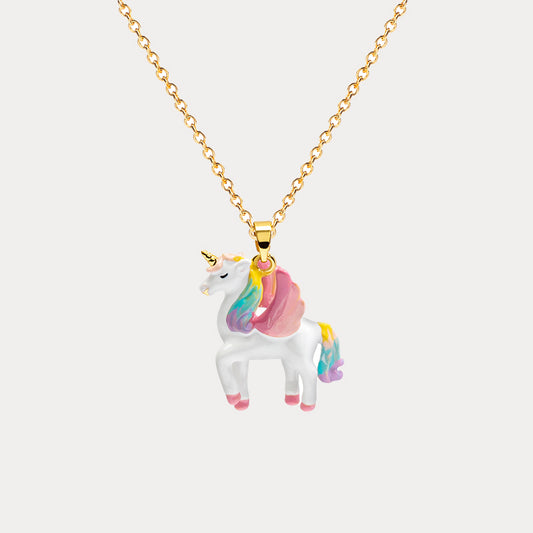 Rainbow Unicorn Necklace