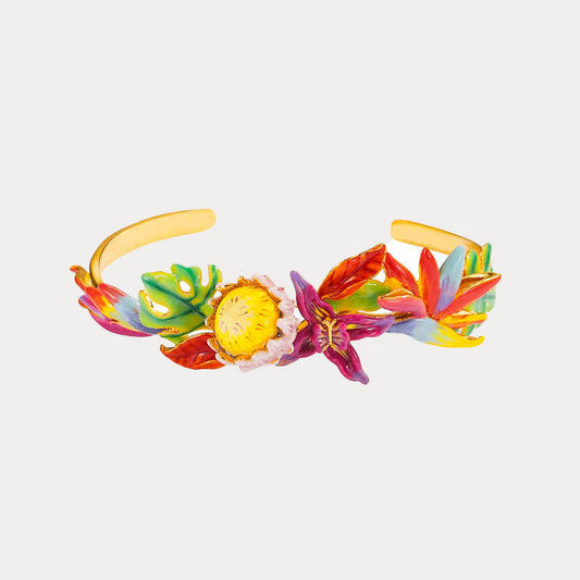 Bird of Paradise Flower Bracelet