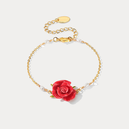 Red Rose Bracelet