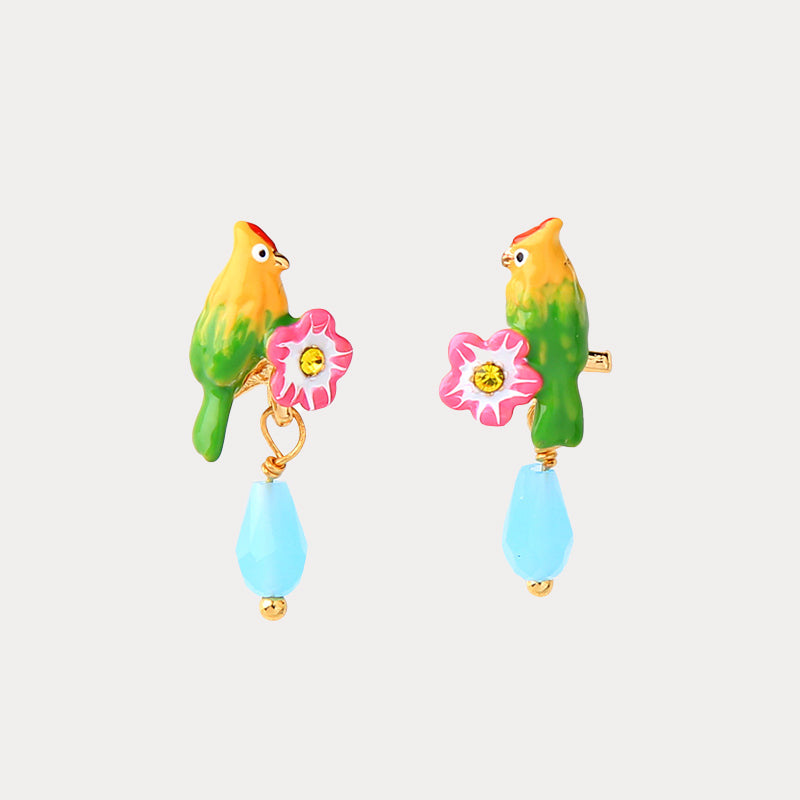 Parrot Stud Earrings