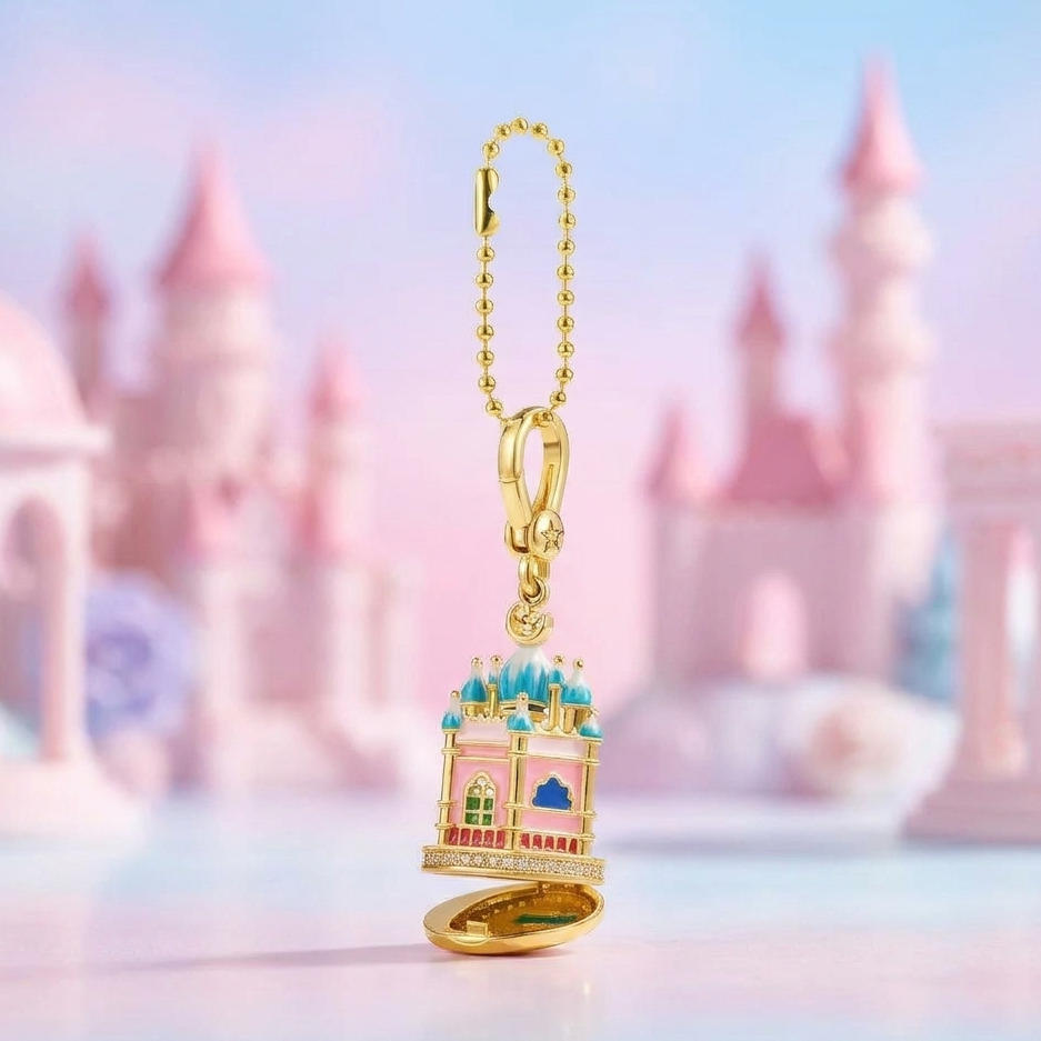 Castle Locket Pendant