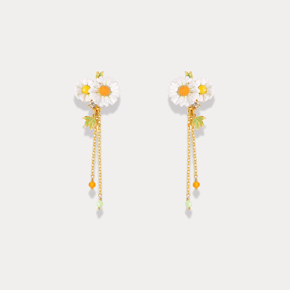 Daisy Tassel Earrings