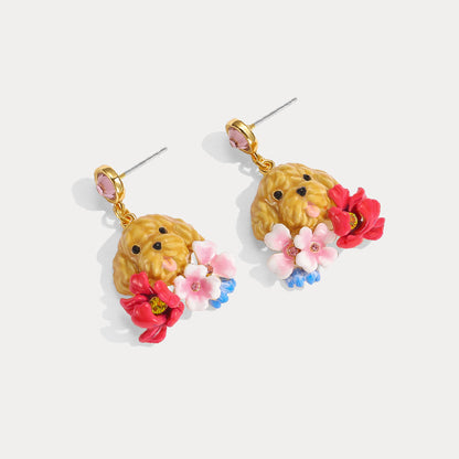 Goldendoodle Earrings