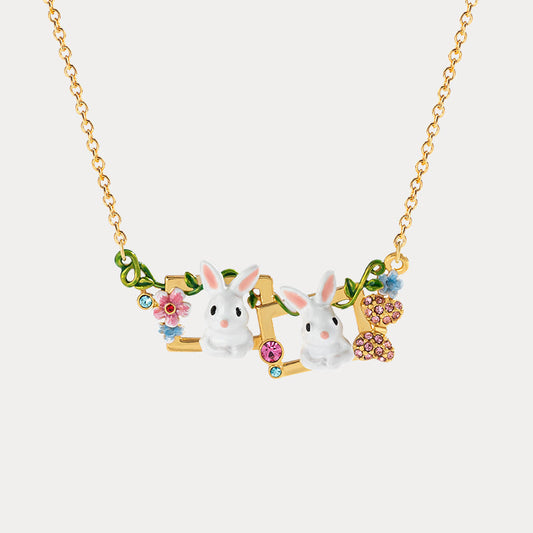 Blossom Bunny Statement Necklace