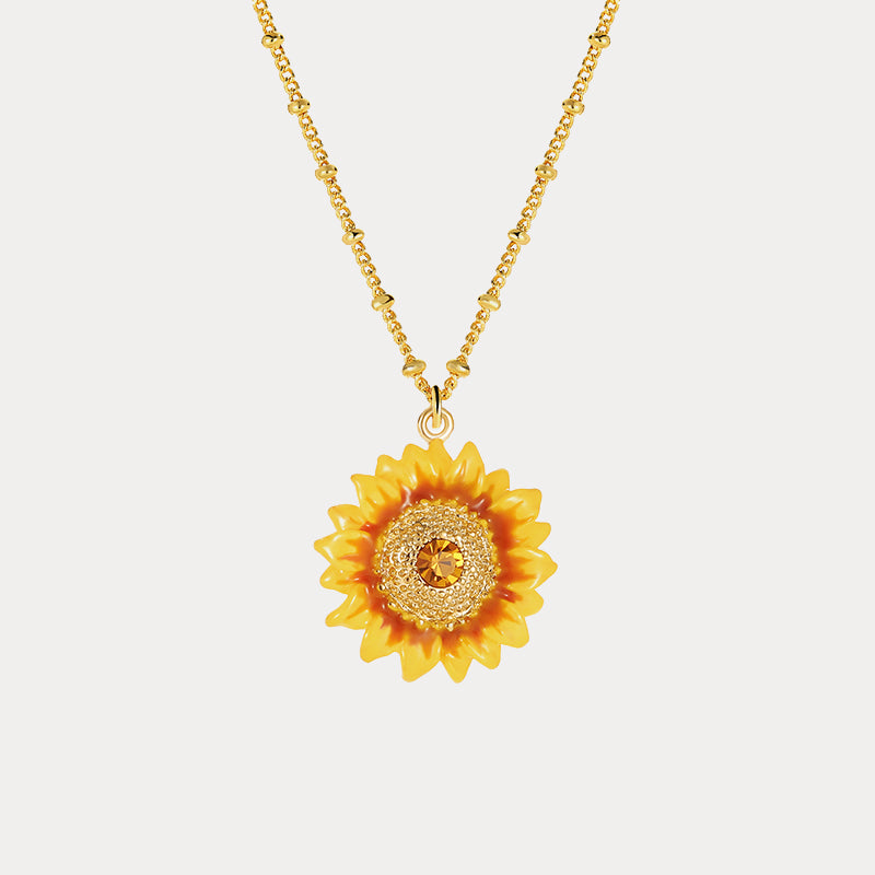 Sunflower Necklace