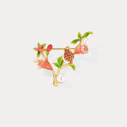 Pomegranate Brooch