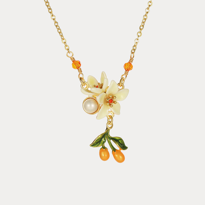 Orange Blossom Necklace