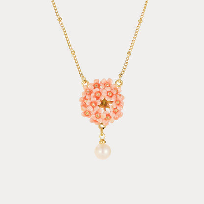 Pink Verbena Necklace