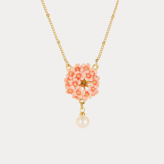 Pink Verbena Necklace