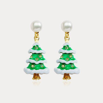 Christmas Tree Earrings