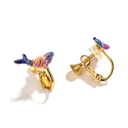 Whale Earrings
