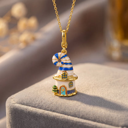 Little Mouse and Magic House Pendant