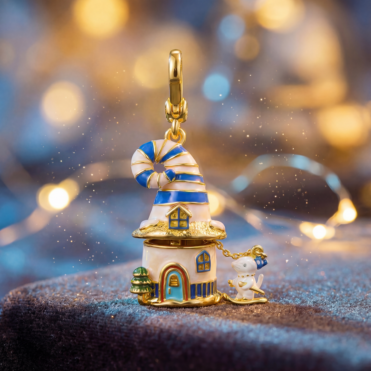 Little Mouse and Magic House Pendant