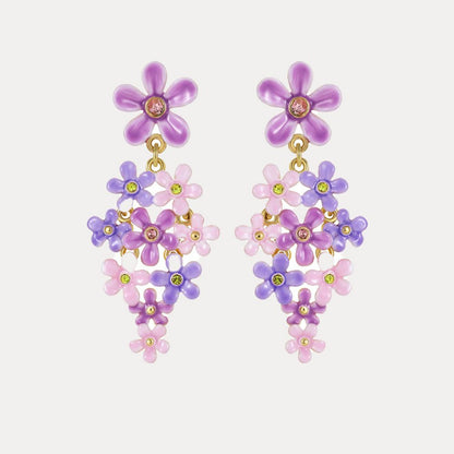 Forget-Me-Not Dangling Earrings