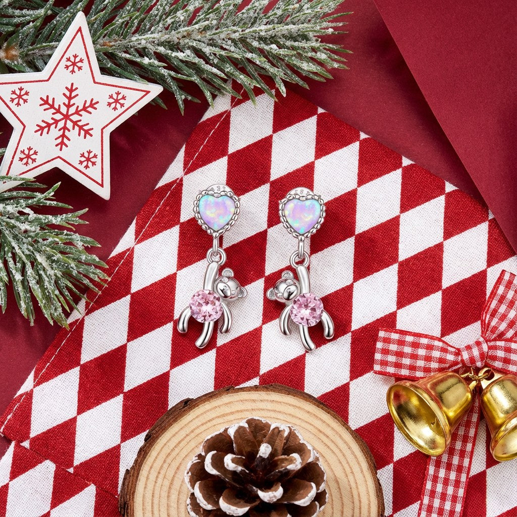 Christmas Bear Earrings