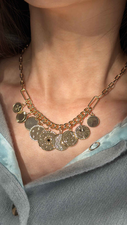 Golden Charm Necklace