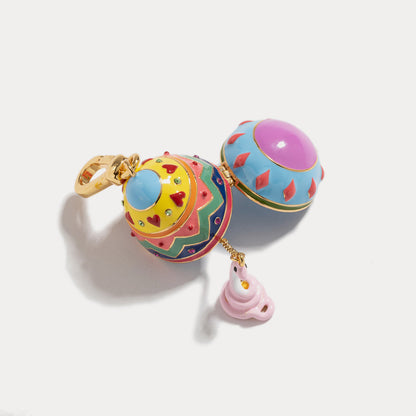 Dog Easter Egg Locket Pendant