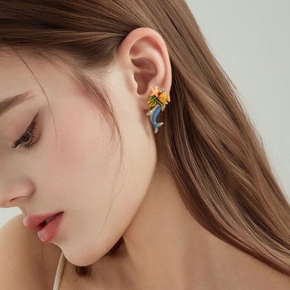 Whale Earrings
