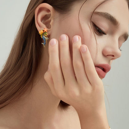 Whale Earrings