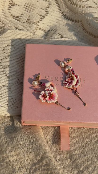 Flamingo Earrings