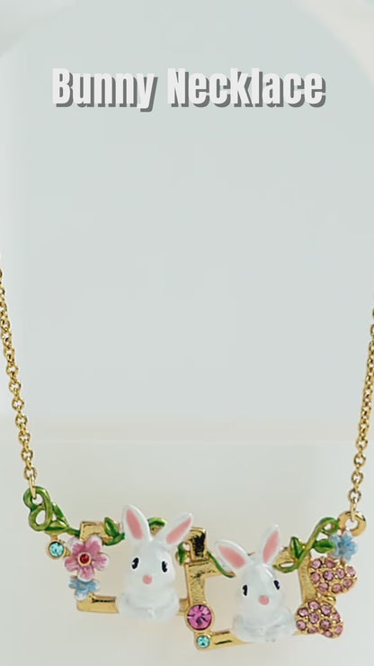 Blossom Bunny Statement Necklace