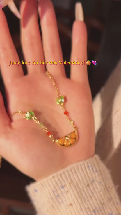 Orange Slice Bracelet