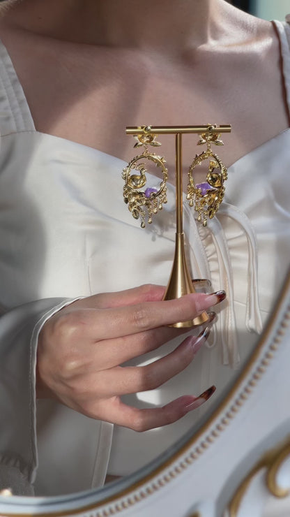 Peacock Earrings
