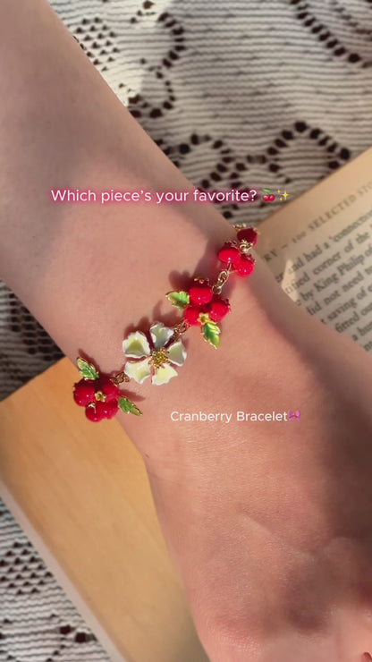 Cranberry Earrings