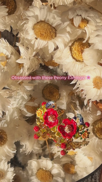 Peony Earrings