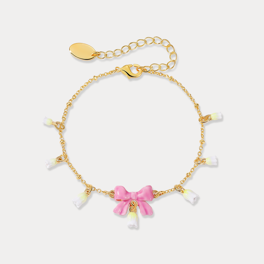 Lily Of The Valley Bowknot Bracelet