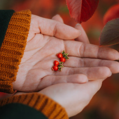 Cranberry Earrings